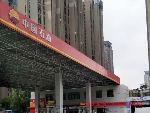 武汉中国石油咔咔矮树智能毛刷洗车机安装调试完成